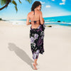 Lilac Pattern Print Design LI04 Sarong Pareo Wrap-JORJUNE.COM