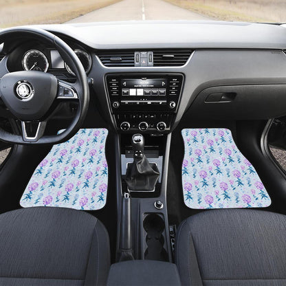 Lilac Pattern Print Design LI05 Car Floor Mats-JorJune.com