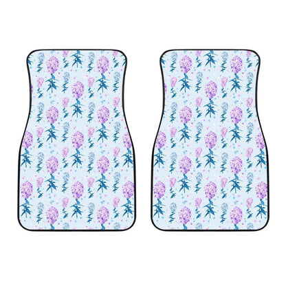 Lilac Pattern Print Design LI05 Car Floor Mats-JorJune.com