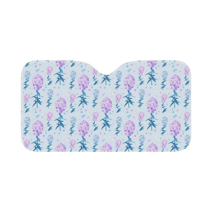 Lilac Pattern Print Design LI05 Car Sun Shade-JorJune