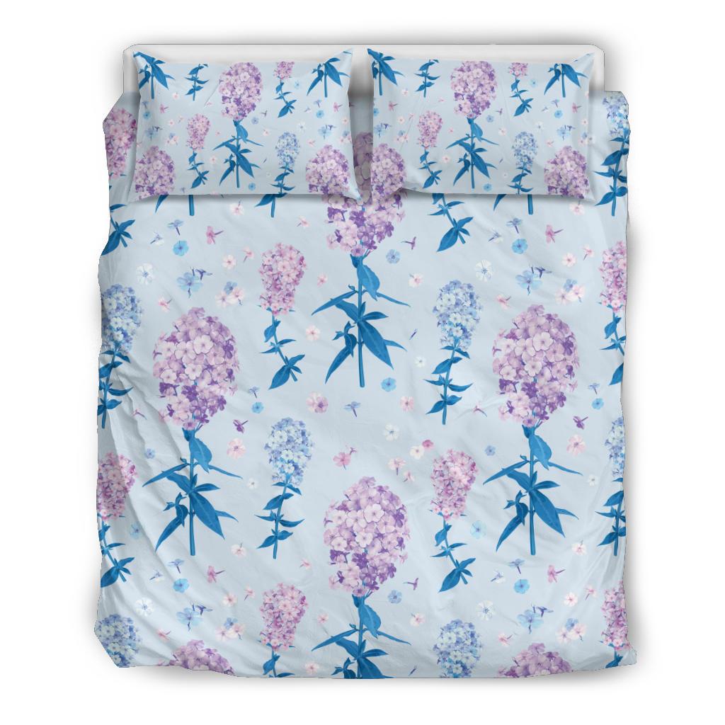 Lilac Pattern Print Design LI05 Duvet Cover Bedding Set-JORJUNE.COM