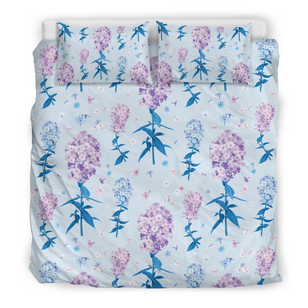 Lilac Pattern Print Design LI05 Duvet Cover Bedding Set-JORJUNE.COM