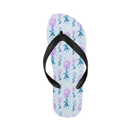Lilac Pattern Print Design LI05 Flip Flops-JorJune