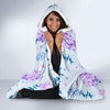 Lilac Pattern Print Design LI05 Hooded Blanket-JORJUNE.COM