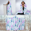 Lilac Pattern Print Design LI05 Hooded Blanket-JORJUNE.COM