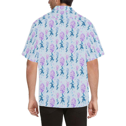 Lilac Pattern Print Design LI05 Men Hawaiian Shirt-JorJune
