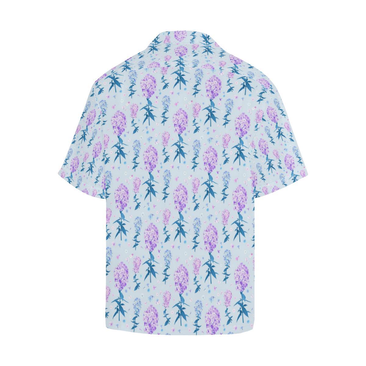 Lilac Pattern Print Design LI05 Men Hawaiian Shirt-JorJune