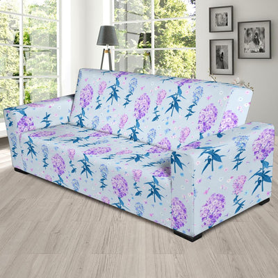 Lilac Pattern Print Design LI05 Sofa Slipcover-JORJUNE.COM