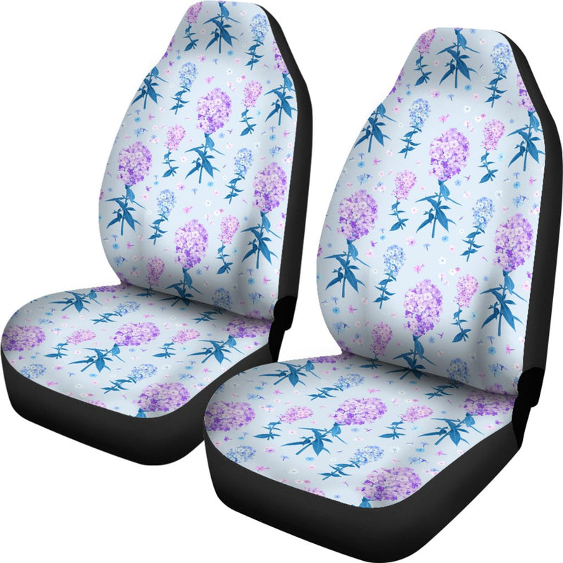 Lilac Pattern Print Design LI05 Universal Fit Car Seat Covers-JorJune