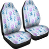 Lilac Pattern Print Design LI05 Universal Fit Car Seat Covers-JorJune