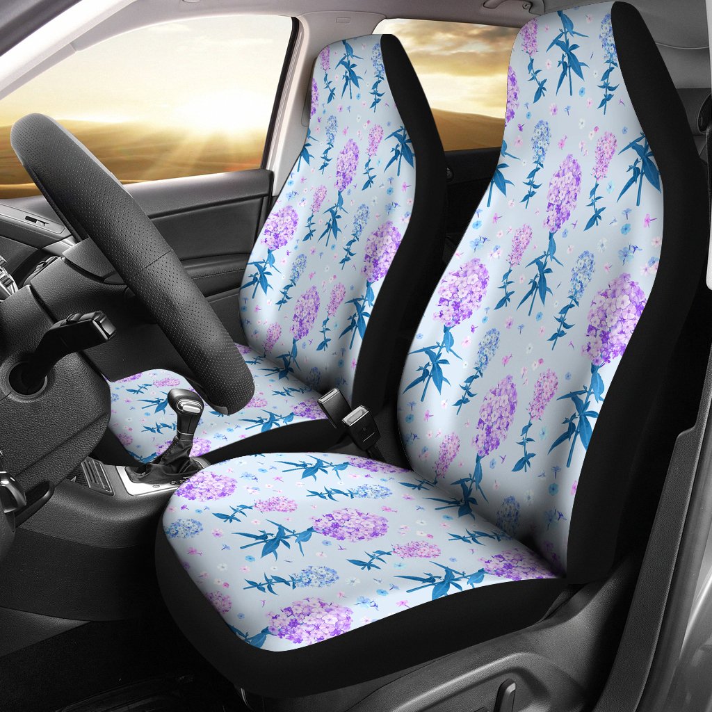 Lilac Pattern Print Design LI05 Universal Fit Car Seat Covers-JorJune