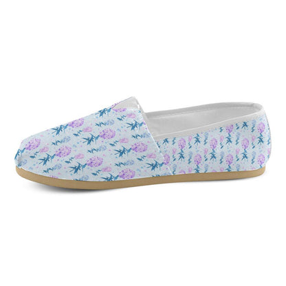 Lilac Pattern Print Design LI05 Women Casual Shoes-JorJune.com