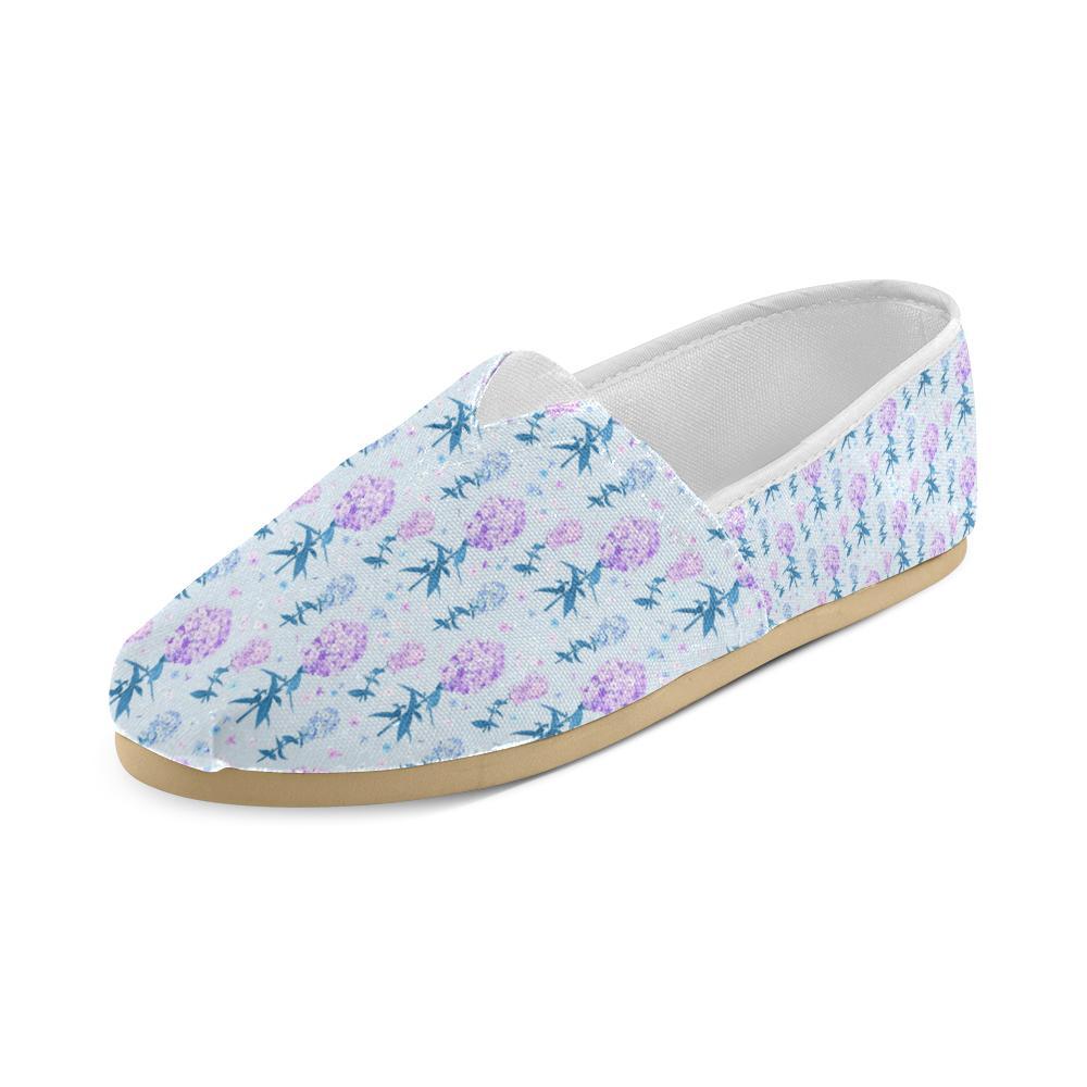 Lilac Pattern Print Design LI05 Women Casual Shoes-JorJune.com