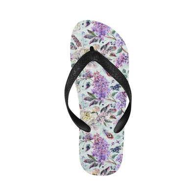 Lilac Pattern Print Design LI06 Flip Flops-JorJune