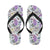 Lilac Pattern Print Design LI06 Flip Flops-JorJune