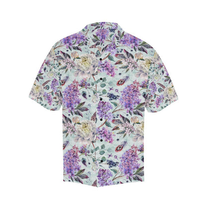 Lilac Pattern Print Design LI06 Men Hawaiian Shirt-JorJune