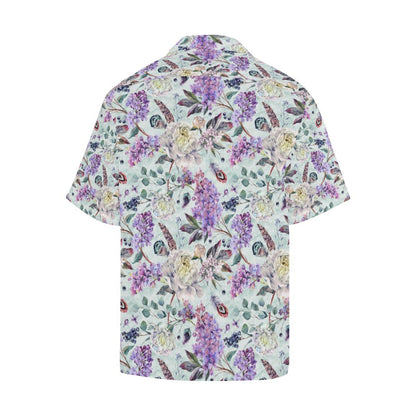 Lilac Pattern Print Design LI06 Men Hawaiian Shirt-JorJune