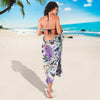 Lilac Pattern Print Design LI06 Sarong Pareo Wrap-JORJUNE.COM