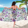 Lilac Pattern Print Design LI06 Sarong Pareo Wrap-JORJUNE.COM