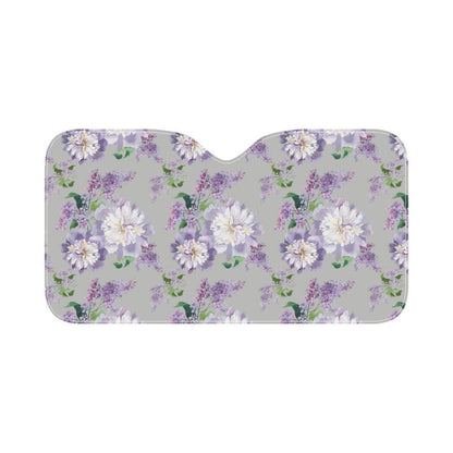 Lilac Pattern Print Design LI07 Car Sun Shade-JorJune