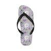 Lilac Pattern Print Design LI07 Flip Flops-JorJune