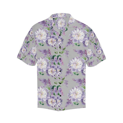 Lilac Pattern Print Design LI07 Men Hawaiian Shirt-JorJune