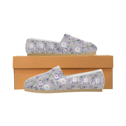 Lilac Pattern Print Design LI07 Women Casual Shoes-JorJune.com