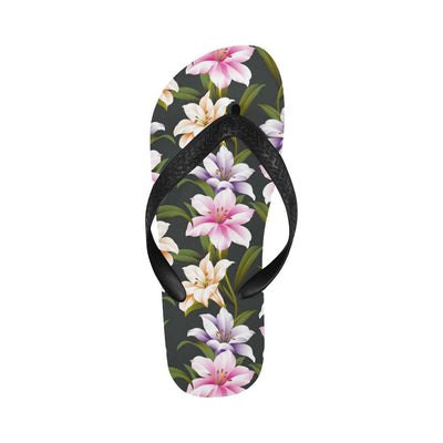 Lily Pattern Print Design LY01 Flip Flops-JorJune