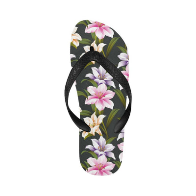 Lily Pattern Print Design LY01 Flip Flops-JorJune