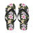 Lily Pattern Print Design LY01 Flip Flops-JorJune