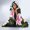 Lily Pattern Print Design LY01 Hooded Blanket-JORJUNE.COM