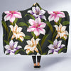 Lily Pattern Print Design LY01 Hooded Blanket-JORJUNE.COM