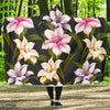 Lily Pattern Print Design LY01 Hooded Blanket-JORJUNE.COM