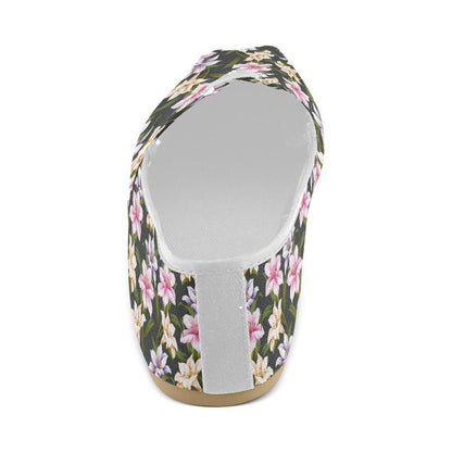 Lily Pattern Print Design LY01 Women Casual Shoes-JorJune.com