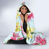 Lily Pattern Print Design LY010 Hooded Blanket-JORJUNE.COM