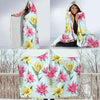 Lily Pattern Print Design LY010 Hooded Blanket-JORJUNE.COM