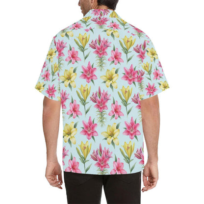 Lily Pattern Print Design LY010 Men Hawaiian Shirt-JorJune
