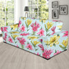 Lily Pattern Print Design LY010 Sofa Slipcover-JORJUNE.COM