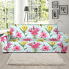 Lily Pattern Print Design LY010 Sofa Slipcover-JORJUNE.COM