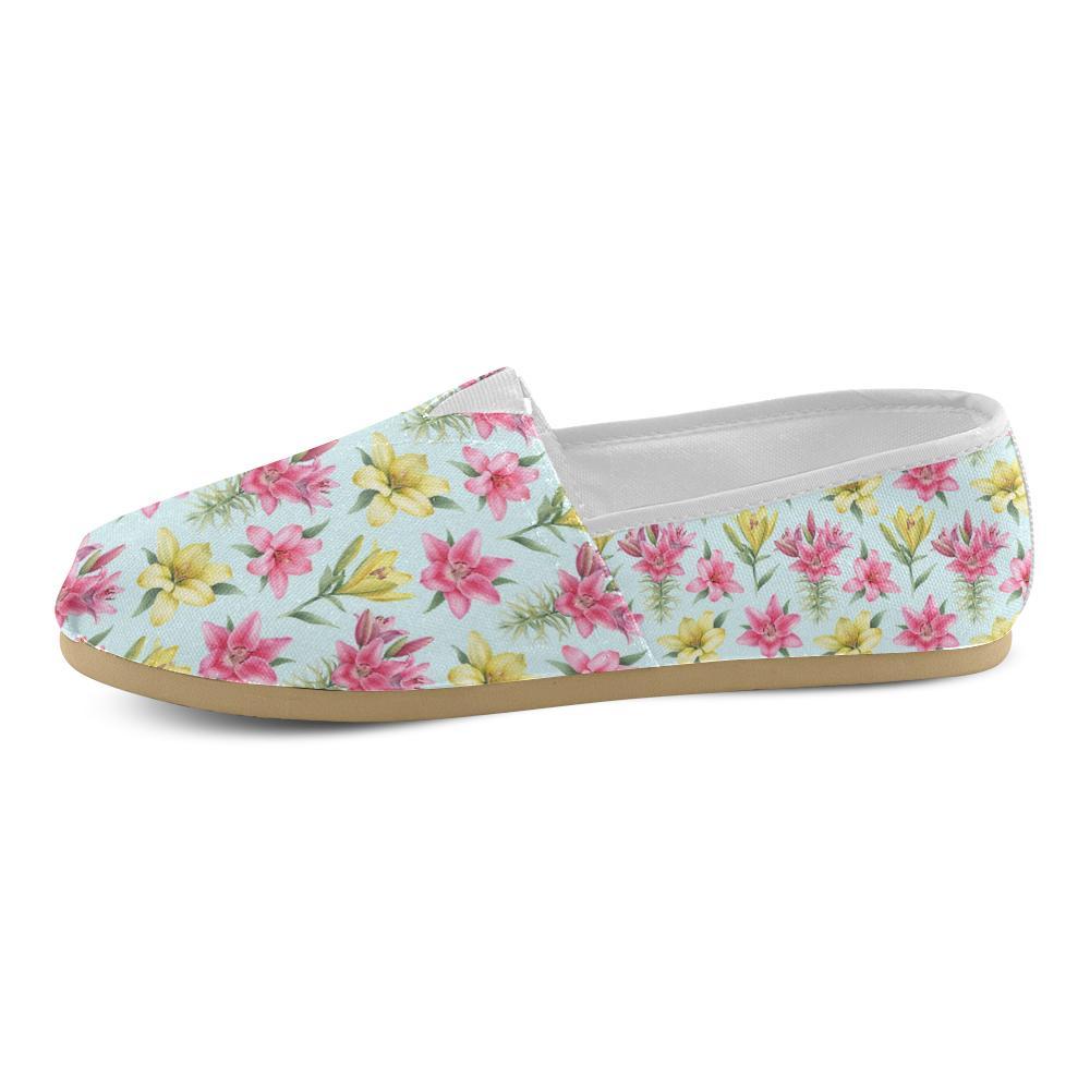 Lily Pattern Print Design LY010 Women Casual Shoes-JorJune.com