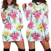 Lily Pattern Print Design LY010 Women Hoodie Dress