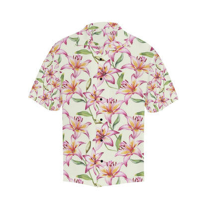 Lily Pattern Print Design LY011 Men Hawaiian Shirt-JorJune