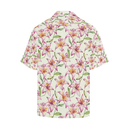 Lily Pattern Print Design LY011 Men Hawaiian Shirt-JorJune