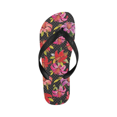 Lily Pattern Print Design LY012 Flip Flops-JorJune