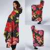 Lily Pattern Print Design LY012 Hooded Blanket-JORJUNE.COM