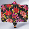 Lily Pattern Print Design LY012 Hooded Blanket-JORJUNE.COM