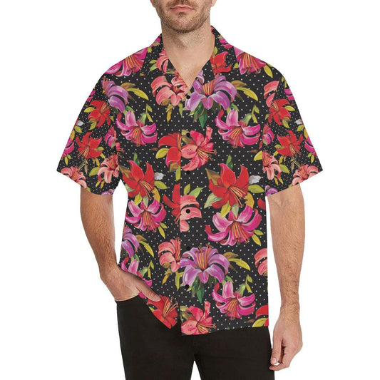 Lily Pattern Print Design LY012 Men Hawaiian Shirt-JorJune