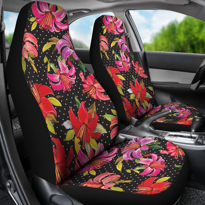 Lily Pattern Print Design LY012 Universal Fit Car Seat Covers-JorJune