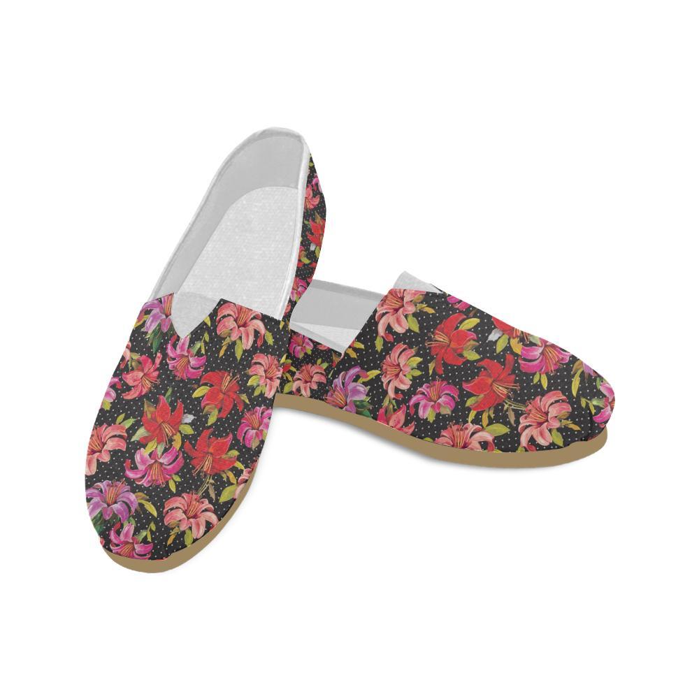 Lily Pattern Print Design LY012 Women Casual Shoes-JorJune.com