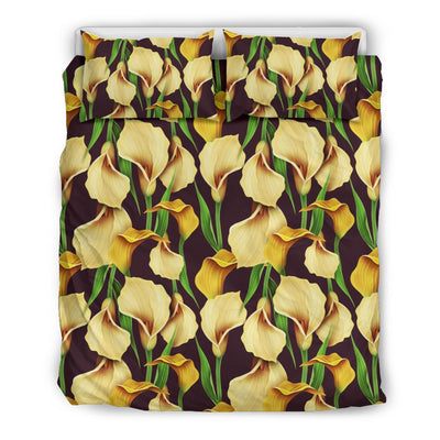 Lily Pattern Print Design LY013 Duvet Cover Bedding Set-JORJUNE.COM